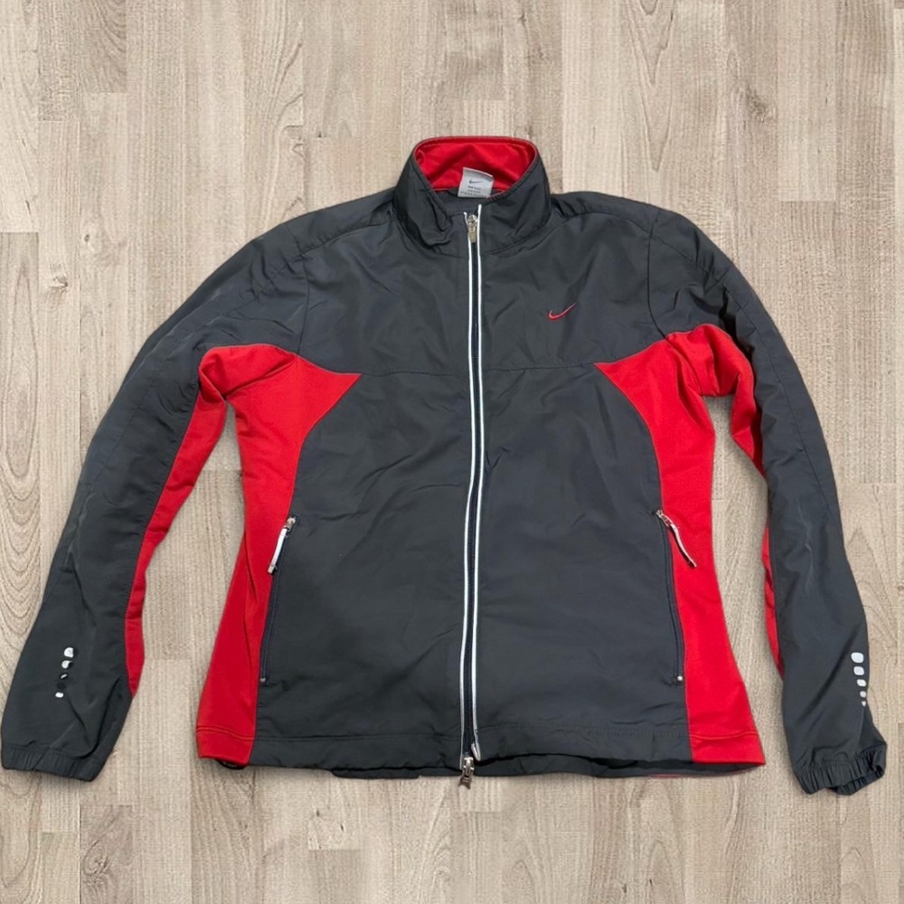 Nike Black and Red Performance Jacket